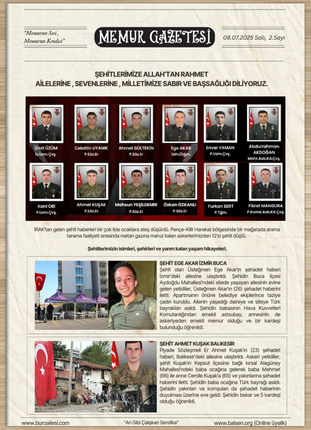 Memur Gazetesi 2. Baskı kapağı